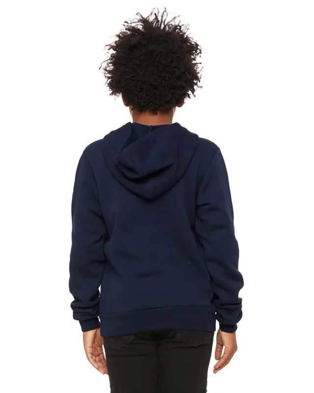 Bella + Canvas Youth Sponge Fleece Pullover Hooded Sweatshirt — view 22