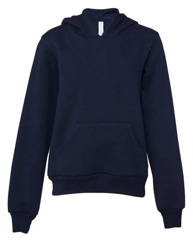 Bella + Canvas Youth Sponge Fleece Pullover Hooded Sweatshirt — view 26