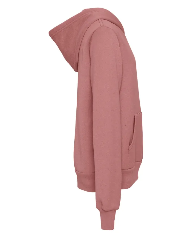 Bella + Canvas Youth Sponge Fleece Pullover Hooded Sweatshirt — view 37