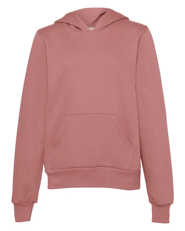 Bella + Canvas Youth Sponge Fleece Pullover Hooded Sweatshirt — view 38