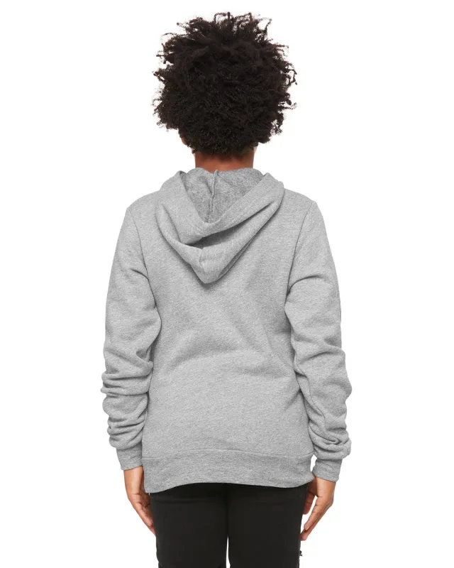 Bella + Canvas Youth Sponge Fleece Pullover Hooded Sweatshirt — view 4