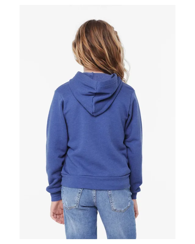 Bella + Canvas Youth Sponge Fleece Pullover Hooded Sweatshirt — view 40
