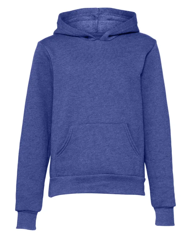 Bella + Canvas Youth Sponge Fleece Pullover Hooded Sweatshirt — view 44