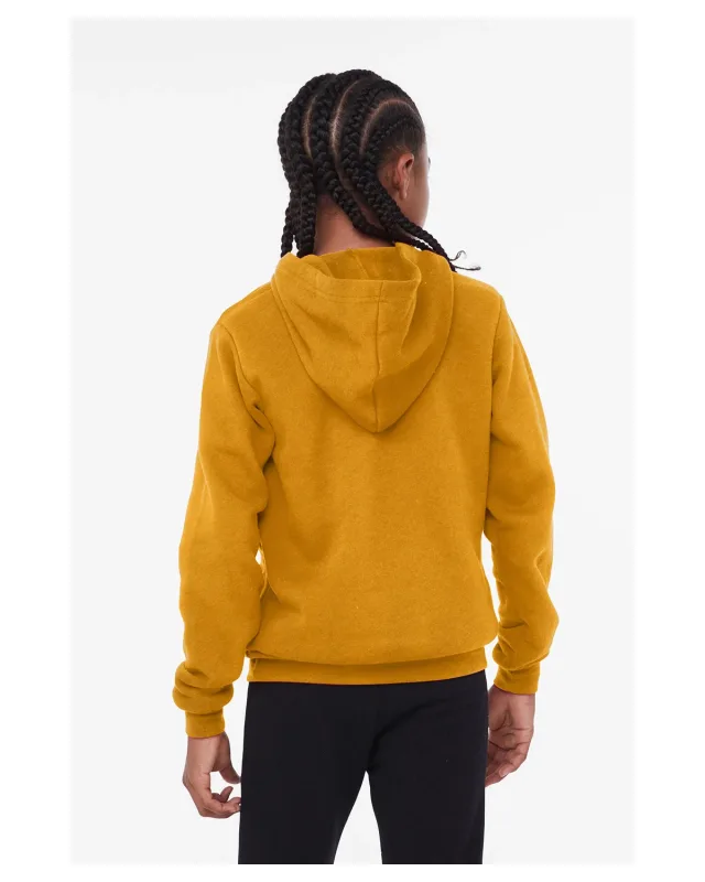 Bella + Canvas Youth Sponge Fleece Pullover Hooded Sweatshirt — view 46