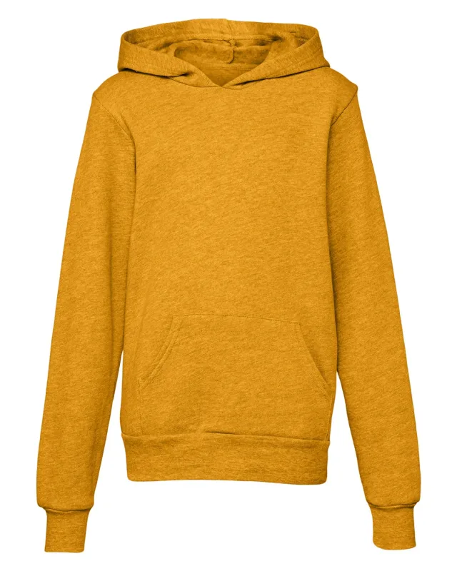 Bella + Canvas Youth Sponge Fleece Pullover Hooded Sweatshirt — view 50