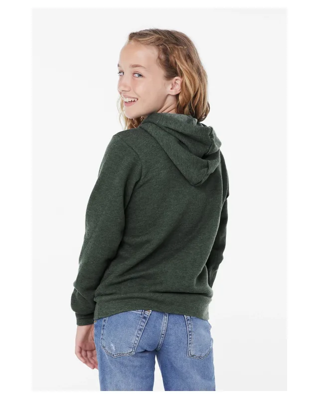 Bella + Canvas Youth Sponge Fleece Pullover Hooded Sweatshirt — view 52