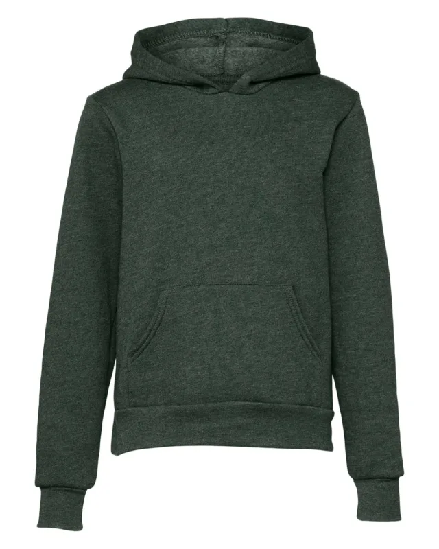 Bella + Canvas Youth Sponge Fleece Pullover Hooded Sweatshirt — view 56