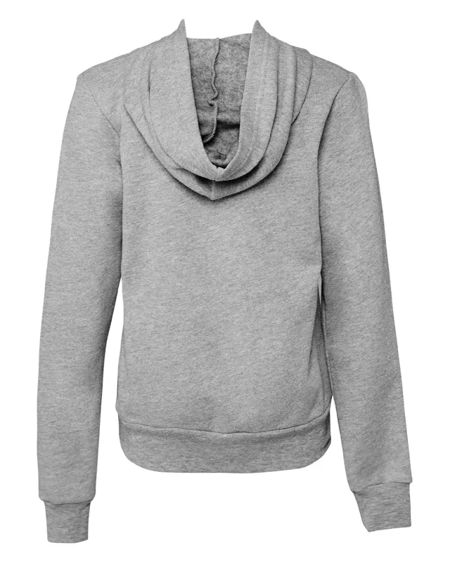 Bella + Canvas Youth Sponge Fleece Pullover Hooded Sweatshirt — view 6