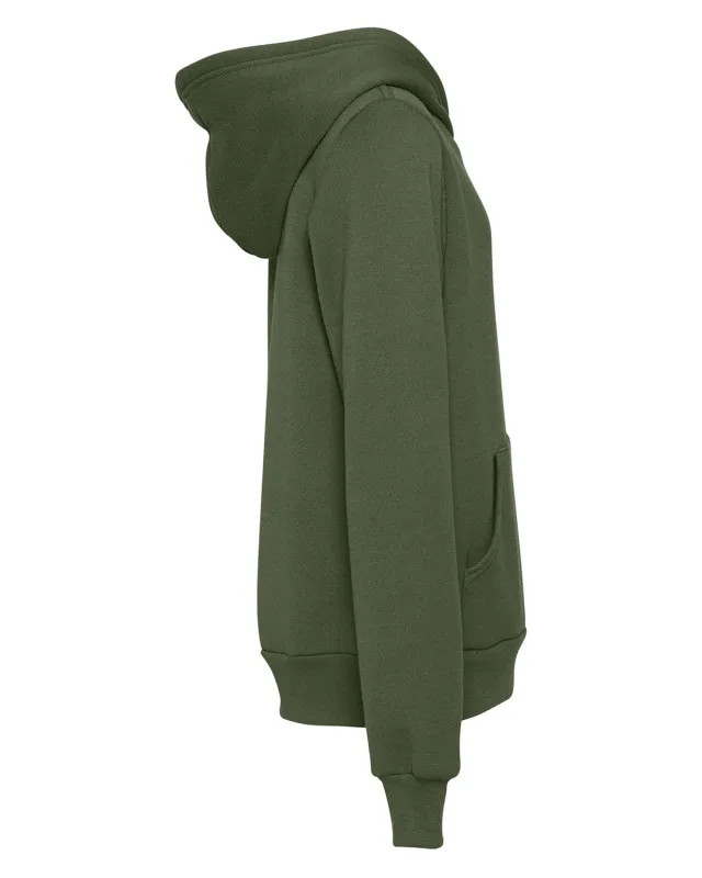 Bella + Canvas Youth Sponge Fleece Pullover Hooded Sweatshirt — view 61