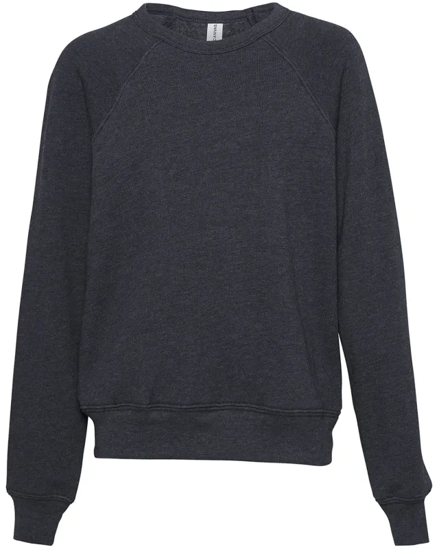 Bella + Canvas Youth Sponge Fleece Raglan Sweatshirt — view 15