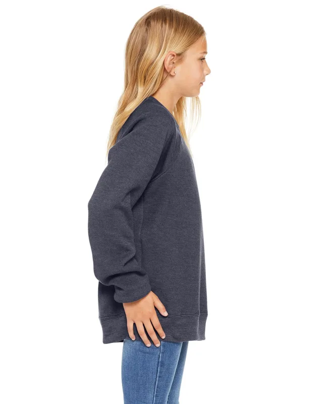 Bella + Canvas Youth Sponge Fleece Raglan Sweatshirt — view 16