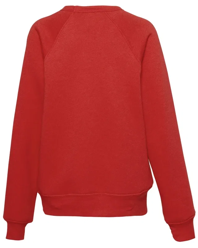 Bella + Canvas Youth Sponge Fleece Raglan Sweatshirt — view 2
