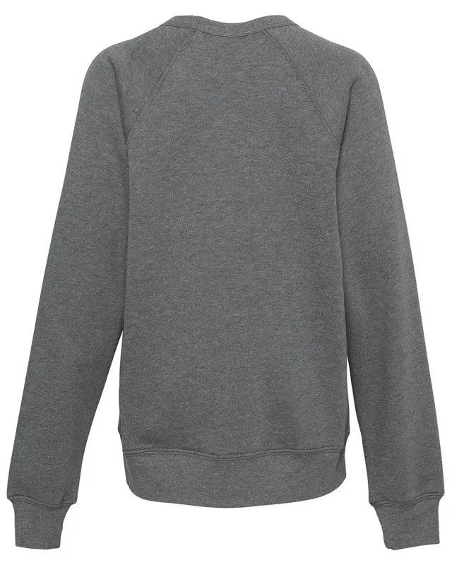 Bella + Canvas Youth Sponge Fleece Raglan Sweatshirt — view 21