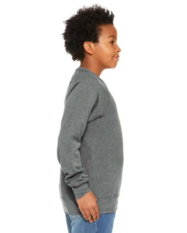 Bella + Canvas Youth Sponge Fleece Raglan Sweatshirt — view 24