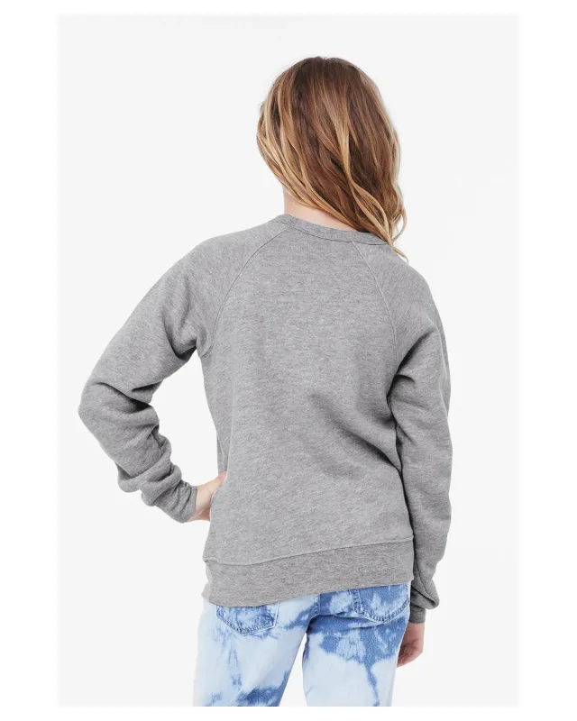 Bella + Canvas Youth Sponge Fleece Raglan Sweatshirt — view 25