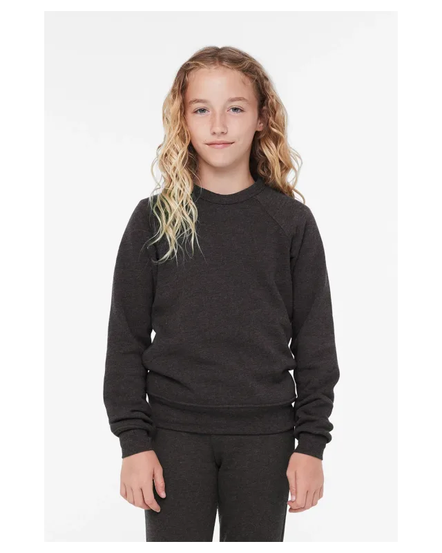 Bella + Canvas Youth Sponge Fleece Raglan Sweatshirt — view 37