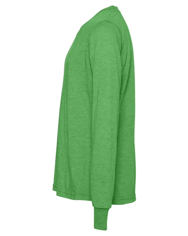 Bella + Canvas Youth Triblend Long-Sleeve T-Shirt — view 13