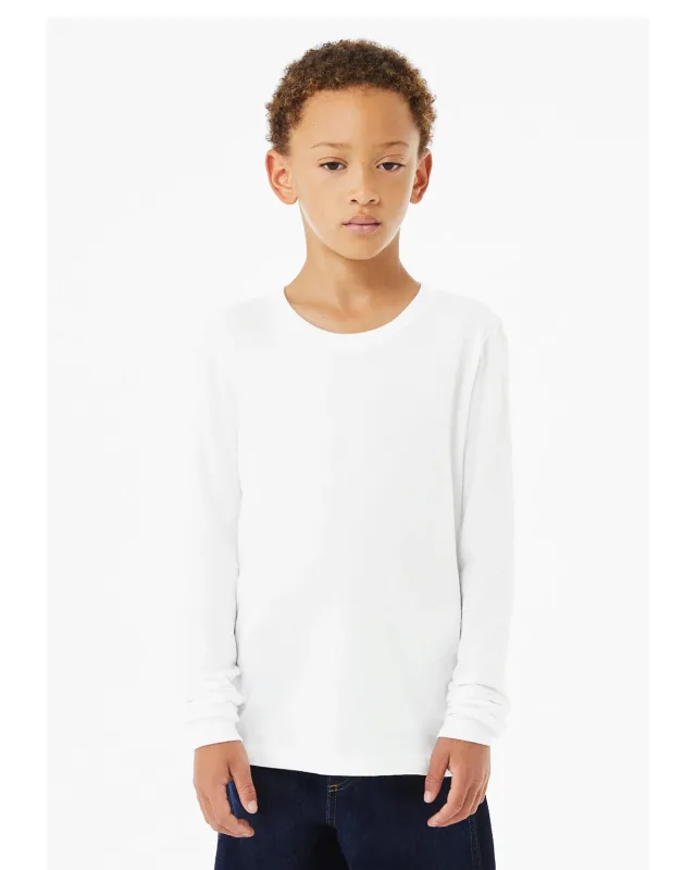 Bella + Canvas Youth Triblend Long-Sleeve T-Shirt — view 2