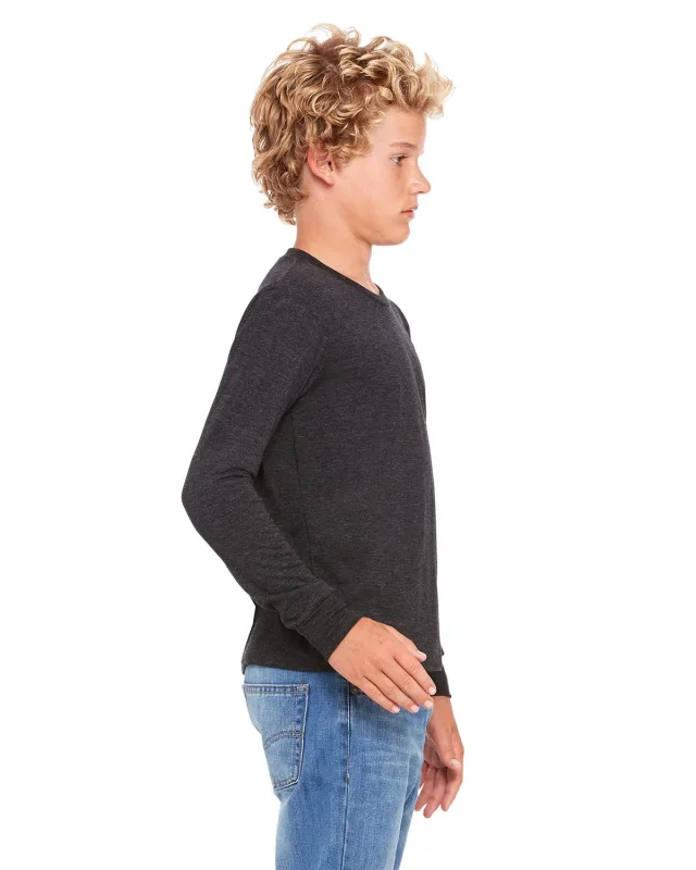 Bella + Canvas Youth Triblend Long-Sleeve T-Shirt — view 21
