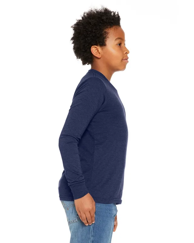 Bella + Canvas Youth Triblend Long-Sleeve T-Shirt — view 27