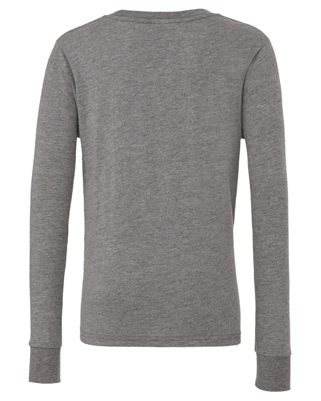 Bella + Canvas Youth Triblend Long-Sleeve T-Shirt — view 6