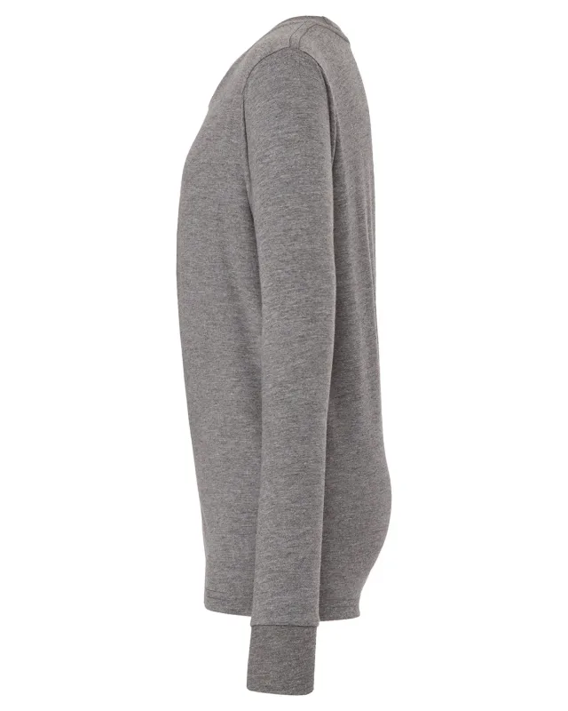 Bella + Canvas Youth Triblend Long-Sleeve T-Shirt — view 7