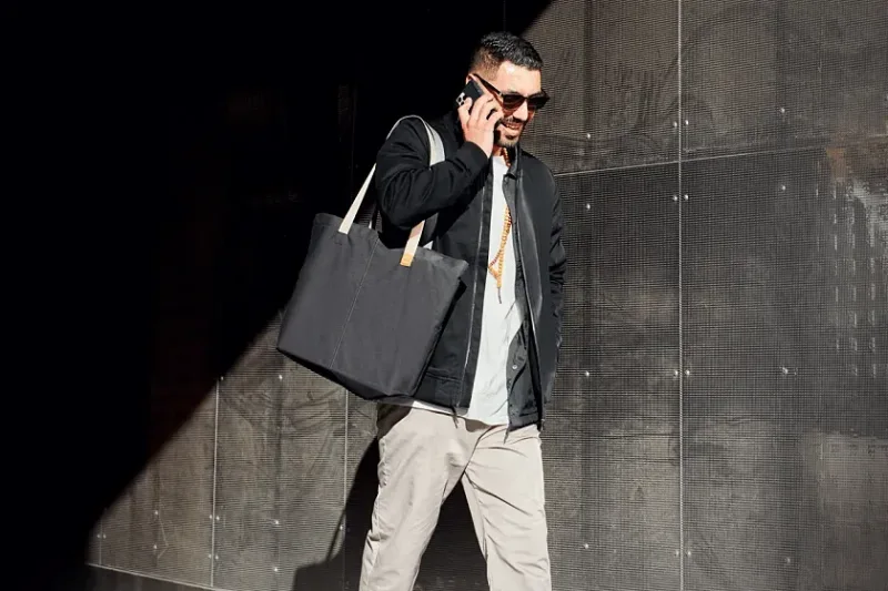 Branded Bellroy Market Tote with Water Bottle Pocket — view 12