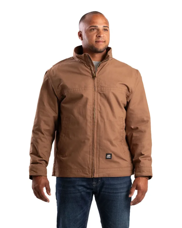 Berne Men's Flagstone Flannel-Lined Duck Jacket — view 2