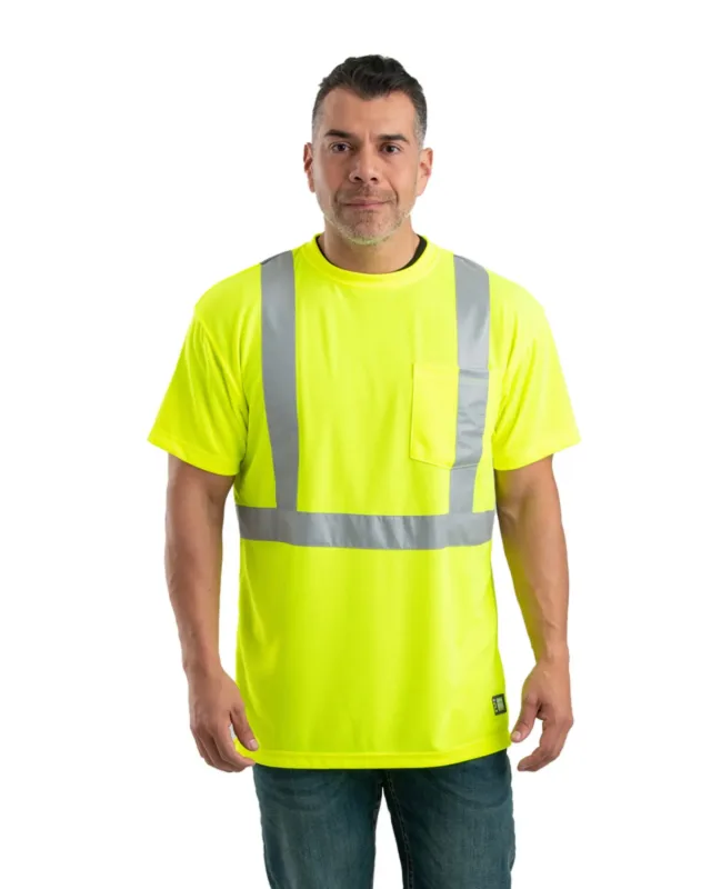 Berne Men's Hi-Vis Class 2 Performance Pocket T-Shirt — view 2