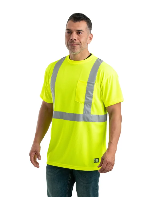 Berne Men's Hi-Vis Class 2 Performance Pocket T-Shirt — view 3