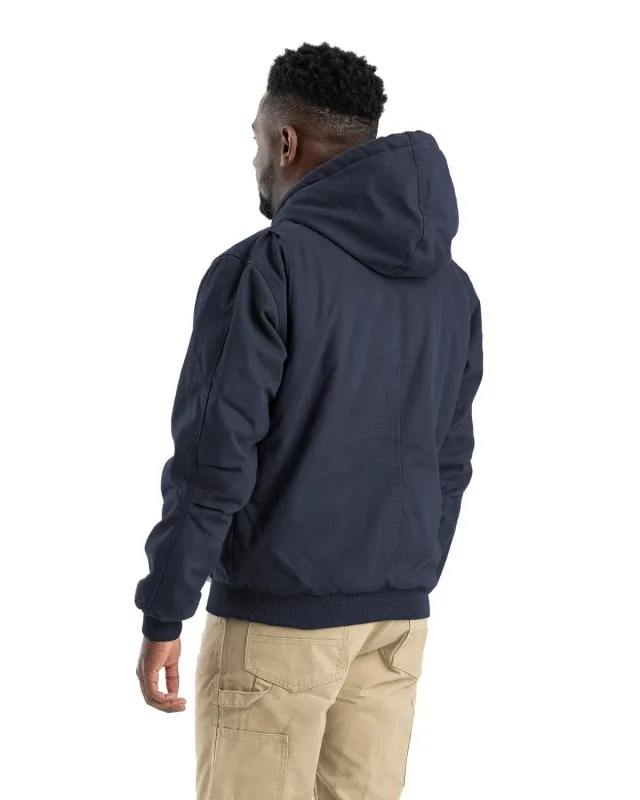 Berne Men's Highland Washed Cotton Duck Hooded Jacket — view 11