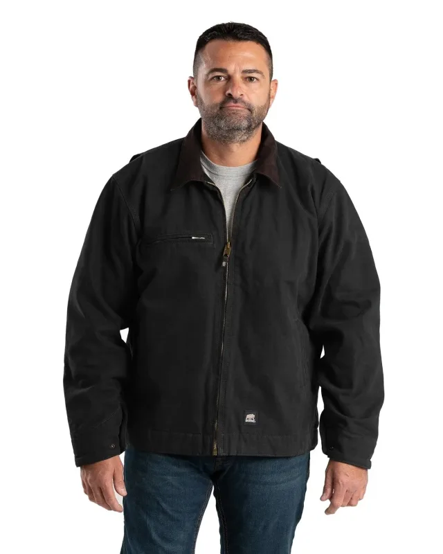 Berne Men's Highland Washed Gasoline Jacket — view 4
