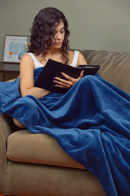 Custom Soft Flannel Blanket (Embroidery Available) — view 5