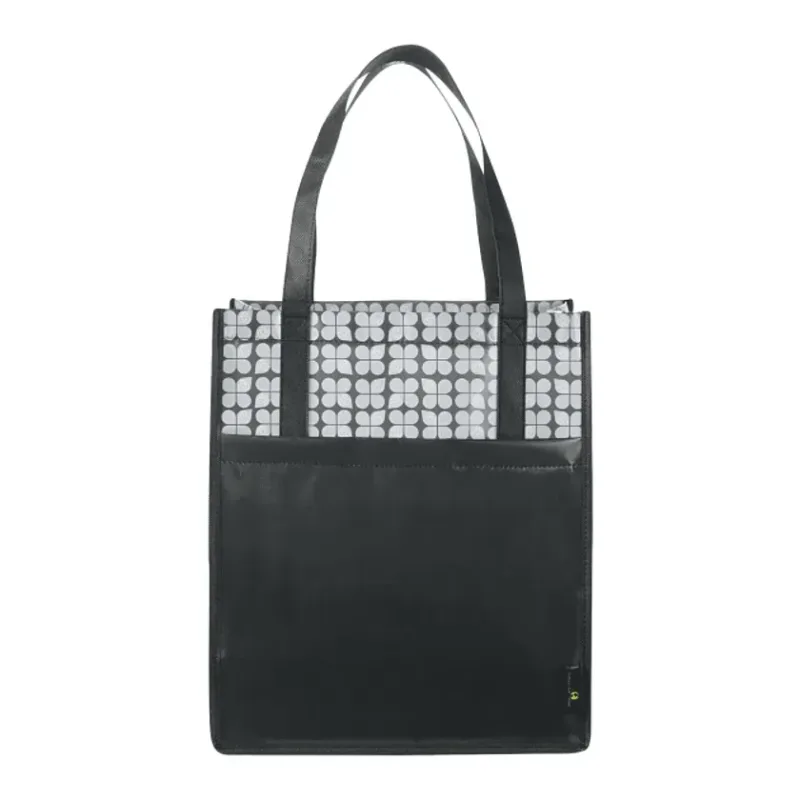 Custom Branded Laminated Non-Woven Tote for Groceries and Outings — view 2
