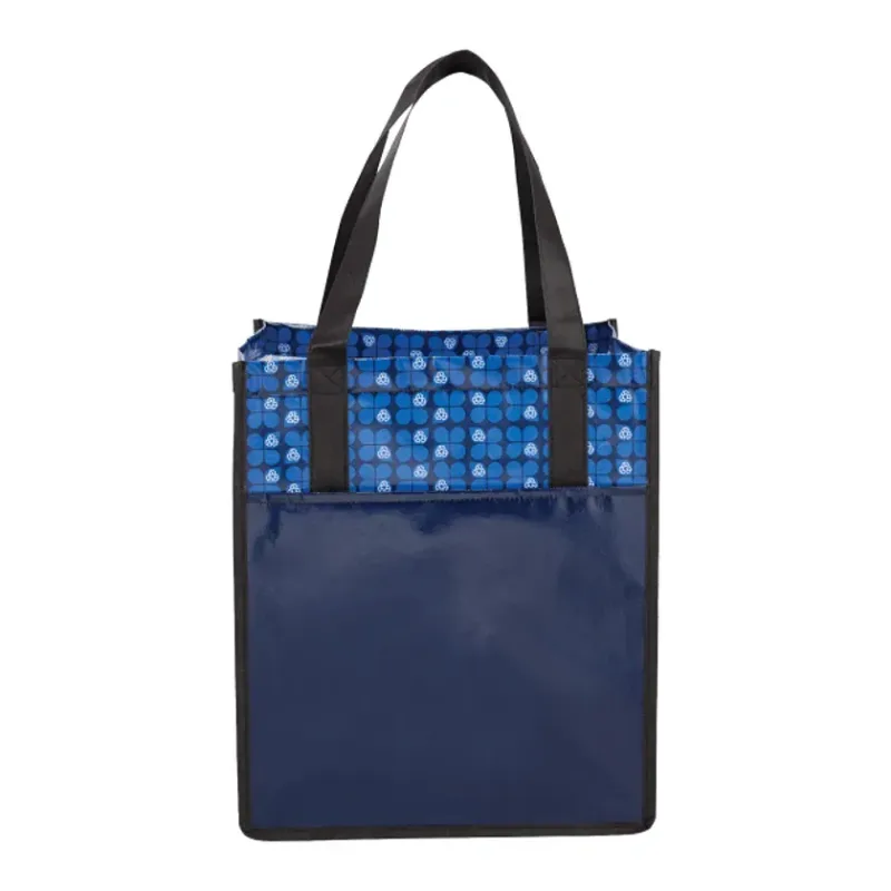 Custom Branded Laminated Non-Woven Tote for Groceries and Outings — view 7