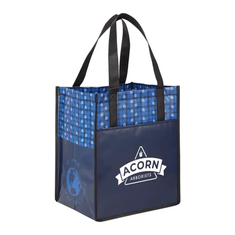 Custom Branded Laminated Non-Woven Tote for Groceries and Outings — view 8