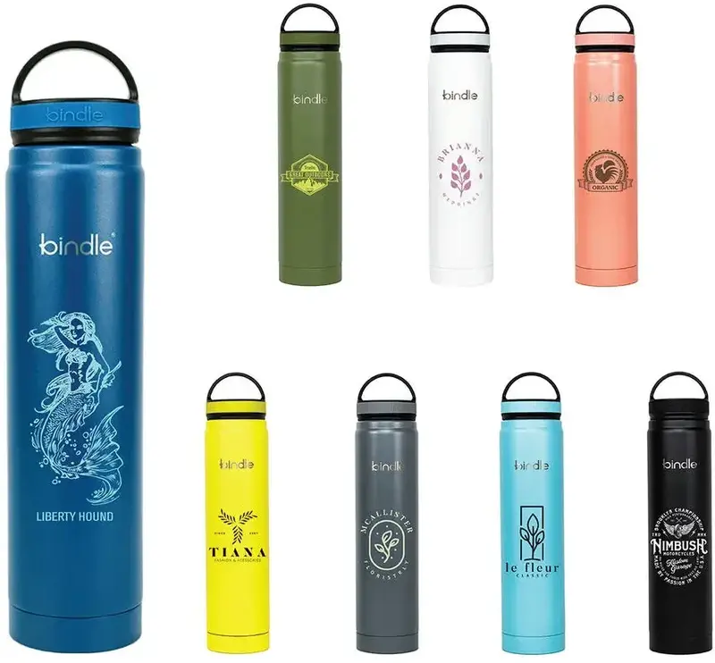 Bindle 20oz 2-in-1 Stainless Steel Insulated Bottle with Storage - Perfect for Staying Hydrated and Organized On The Go!