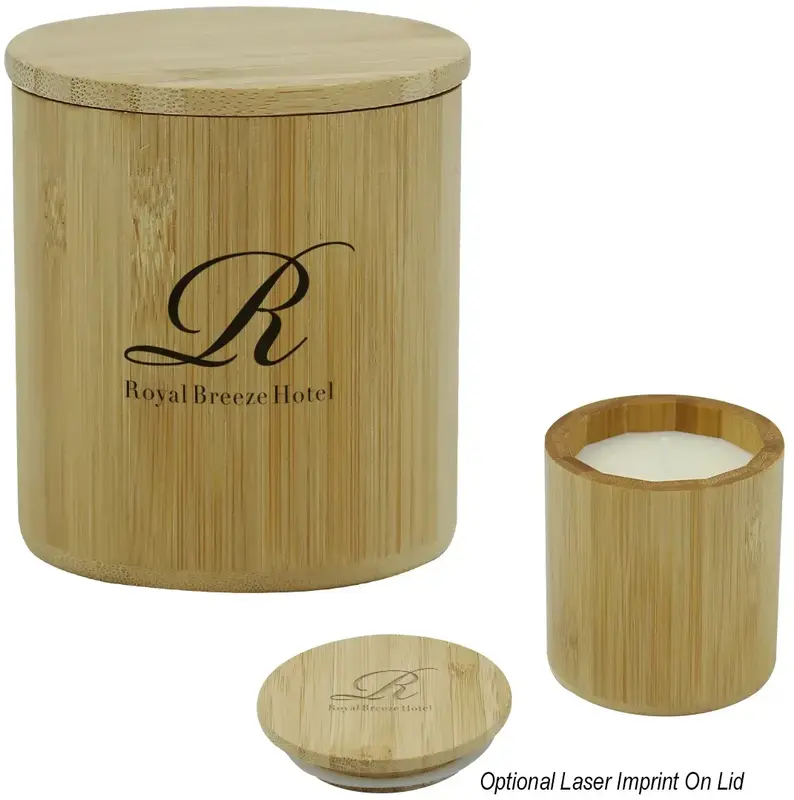 Custom Bison Lane Bamboo Candle