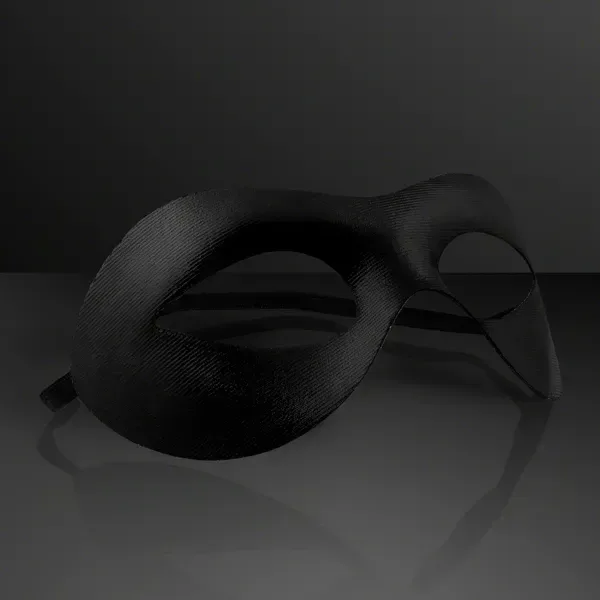 Black Classic Superhero Mask (NON-Light Up) — view 2