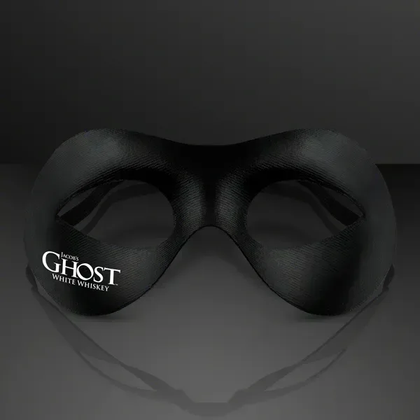 Black Classic Superhero Mask (NON-Light Up) — view 3