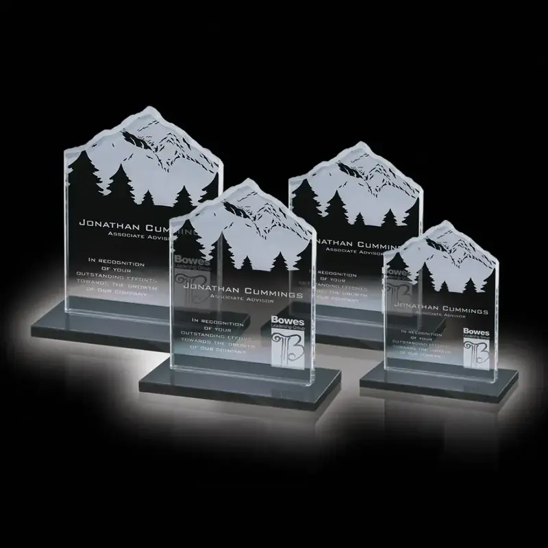 Custom Blackwood Mountain Top Award