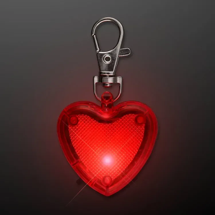 Blinking Heart Dog Light and Keychain — view 4