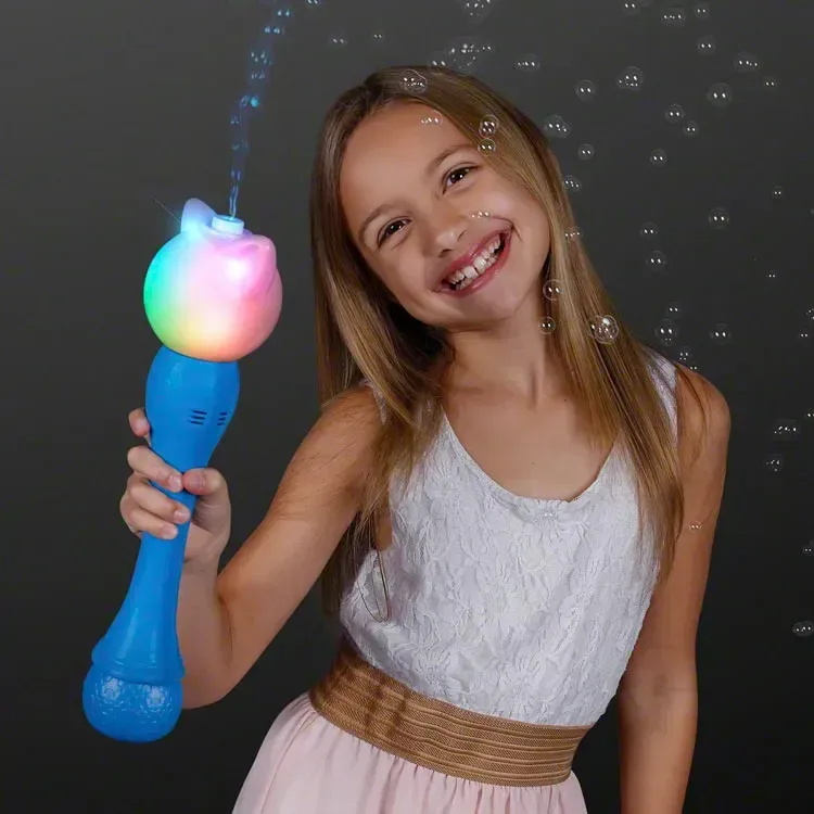 Blinky Cat Bubble Wand, Rainbow Lights + Music — view 3