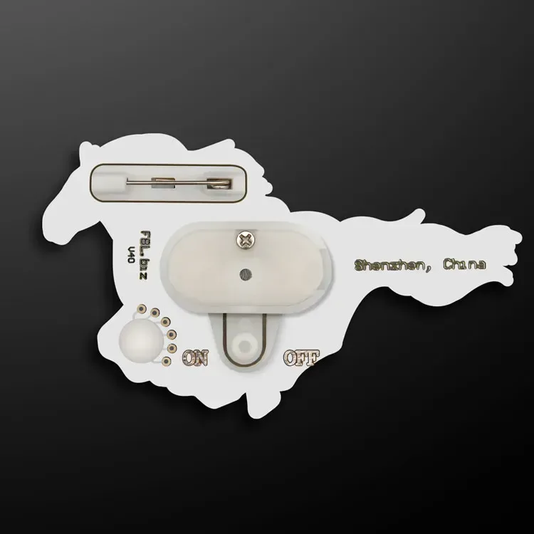 Blinky LED Horse Pin Body Lights — view 2