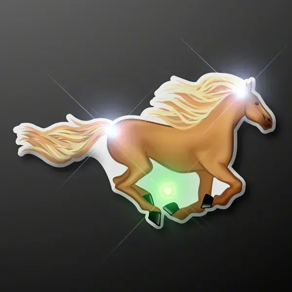Blinky LED Horse Pin Body Lights — view 3