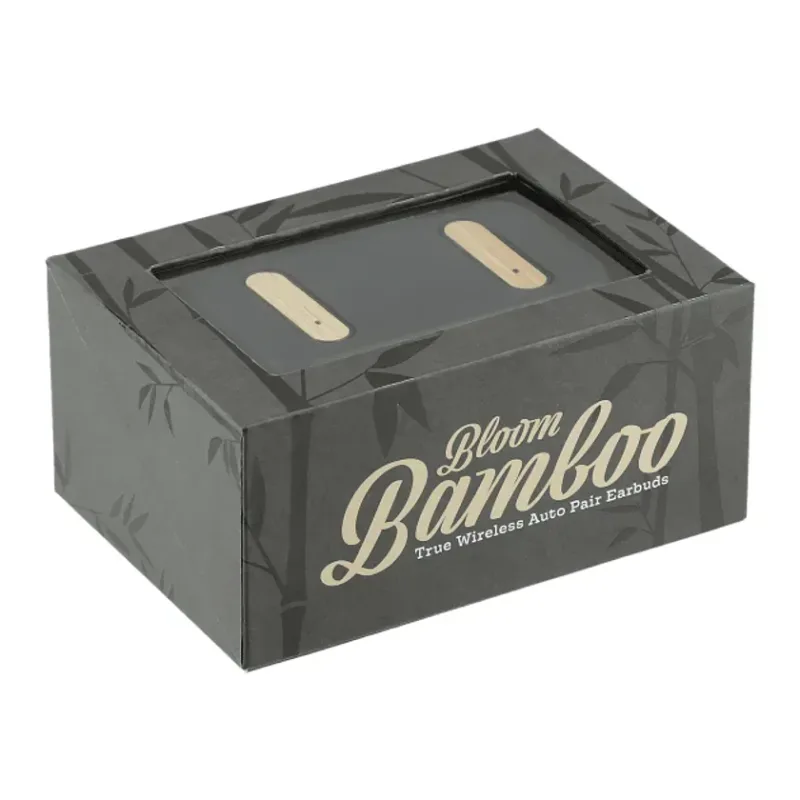 Personalized Bamboo True Wireless Auto Pair Earbuds — view 2