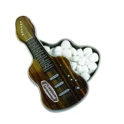 Blue Acoustic Guitar Shaped Mint Tin — view 7