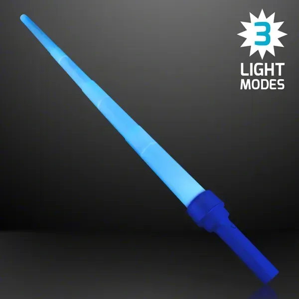 Blue LED Expandable Flashing Swords — view 2