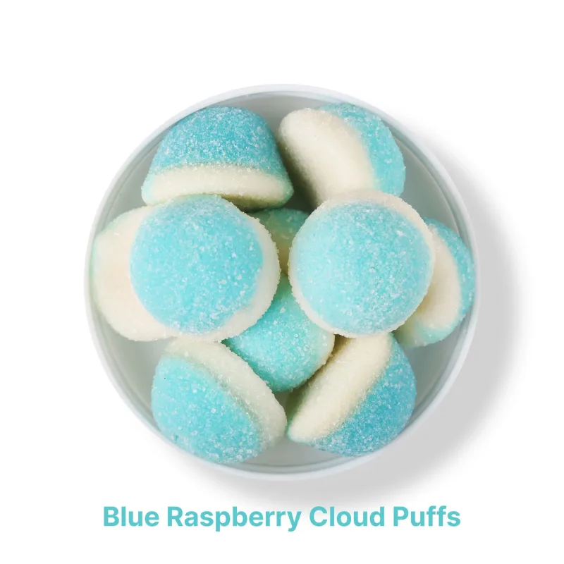 Blue Raspberry Cloud Puffs in a Jar — view 3