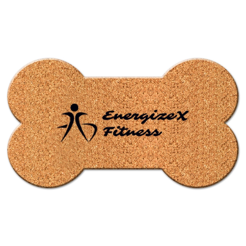 Bone Shaped Cork Counter Mat